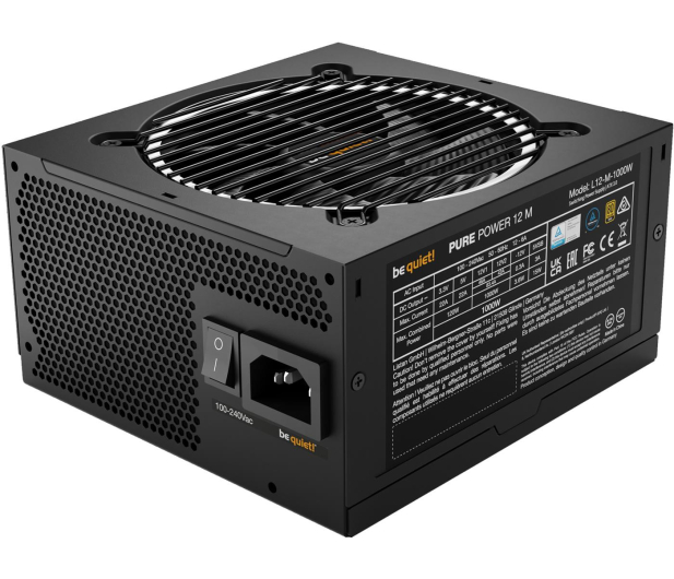 be quiet! Pure Power 12 M 1000W 80 Plus Gold - 1114805 - zdjęcie 3